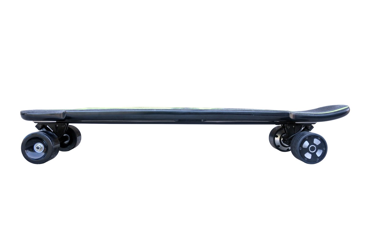 Electric Skateboard with Brake Taillights and Headlights