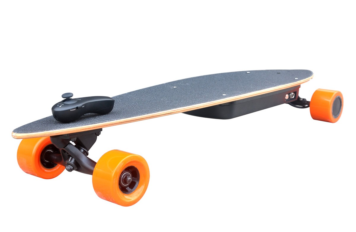 Dual-motor Two-speed-mode Electric Skateboard for Beginners and Experts